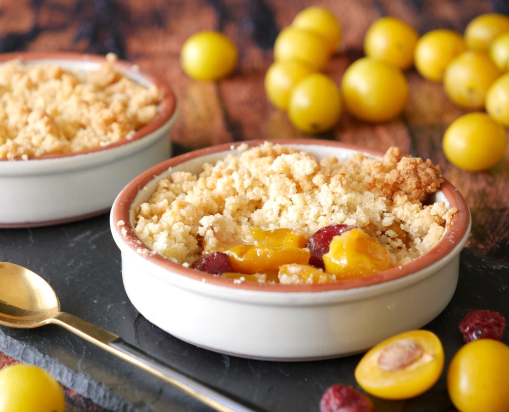 Recette du Crumble aux Mirabelles Les Ateliers de Ludo